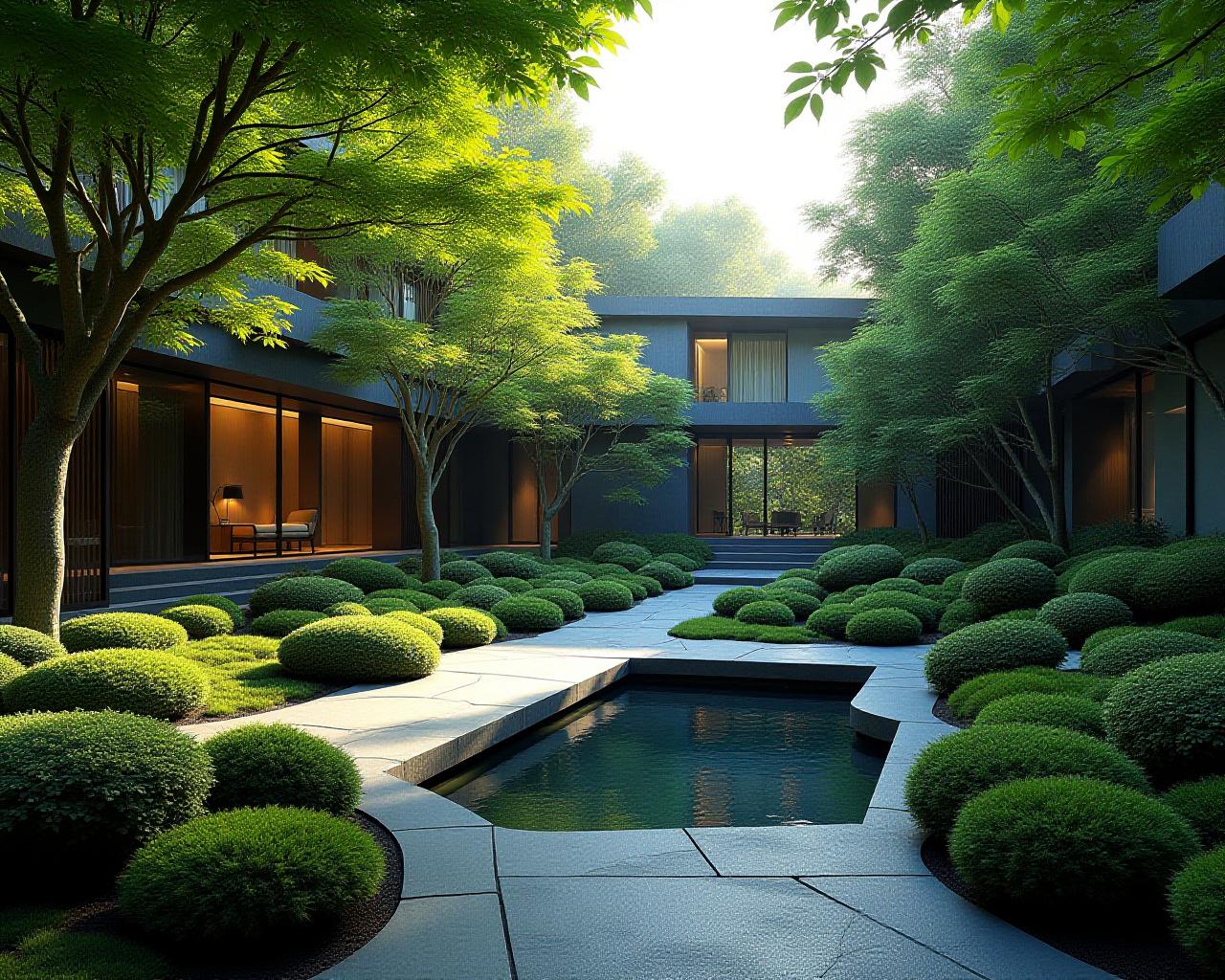 Lush forest garden design in a Tokyo urban space